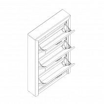 Тумба для обуви "KOEN" (Коен) BUT 3D МДФ