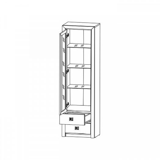 Витрина "КOEN" KO-012 REG 1W2S/58 - Схема