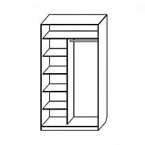 Шкаф-купе "Ксения" 1600 мм