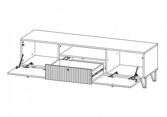 Тумба ТВ малая "Оливия" - Схема
