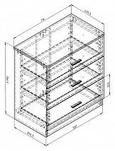 Комод "Дельта Лофт" №25.03