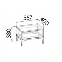 Тумба прикроватная Т2 "Альба"