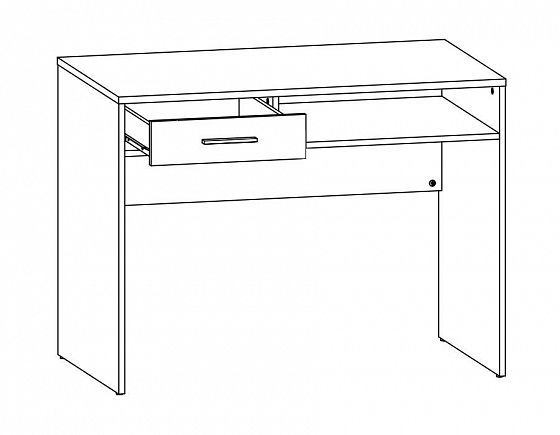 Стол письменный "Непо" BIU1S - Схема