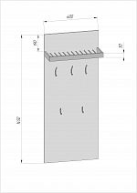 Вешалка "Холли" малая 600